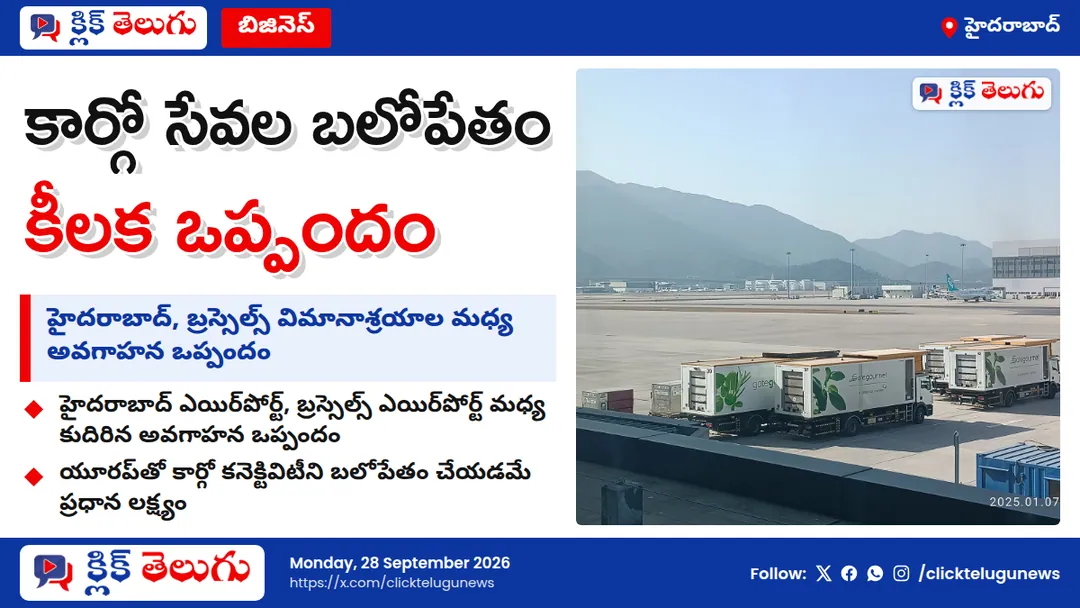 కార్గో కనెక్టివిటీపై హైదరాబాద్ ఎయిర్‌పోర్ట్ ఫోకస్